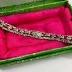 Deco rhinestone bracelet