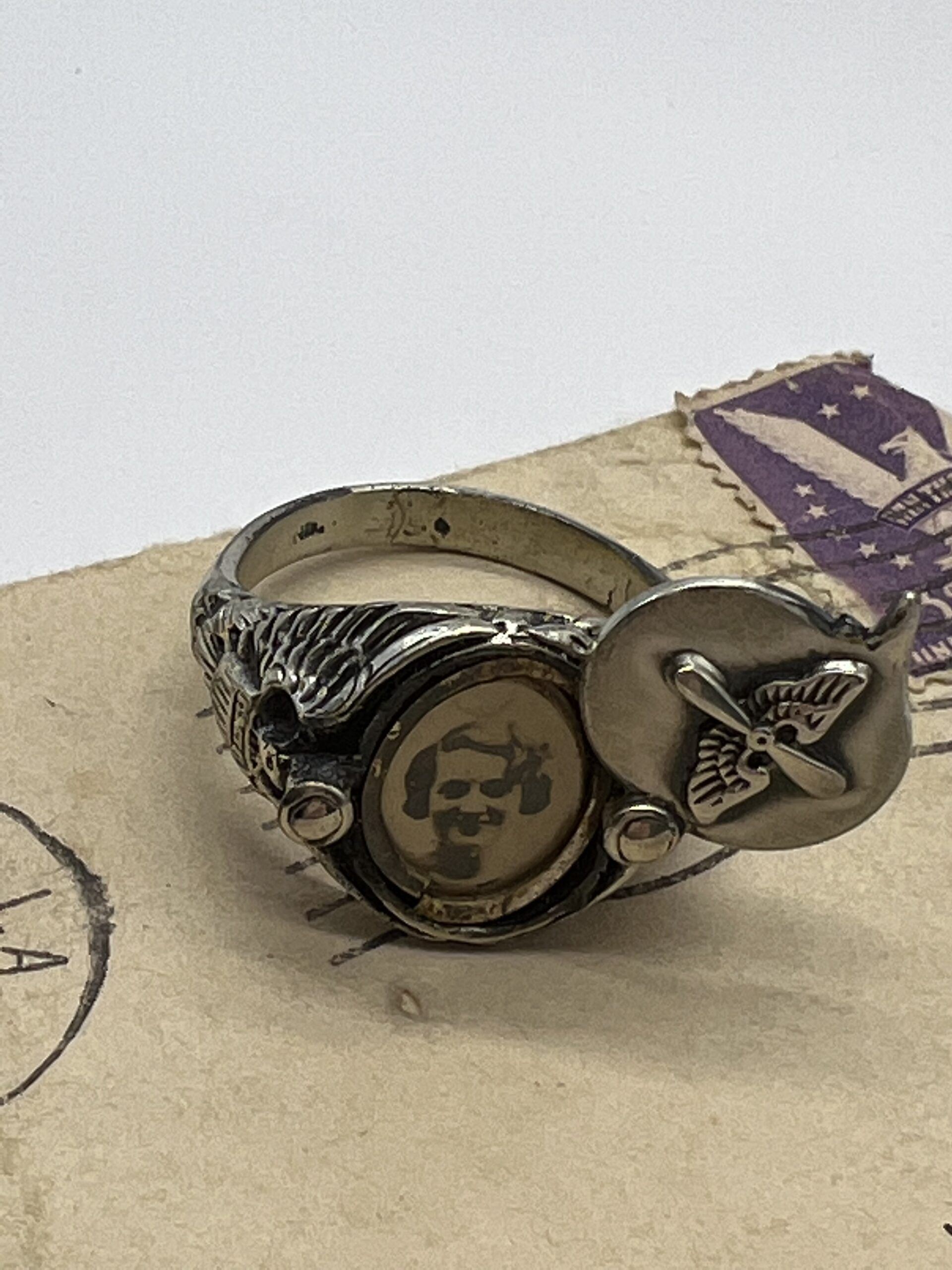 1940s Sterling Sweetheart Ring