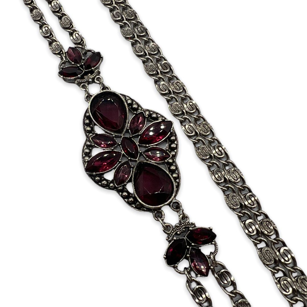 Huge Unique Vintage 1928 Statement Necklace Near Mint