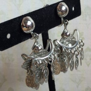 1960s-Boho-Bohemian-Silver-tone-Coin-Style-Dangle-Earrings-2.jpg