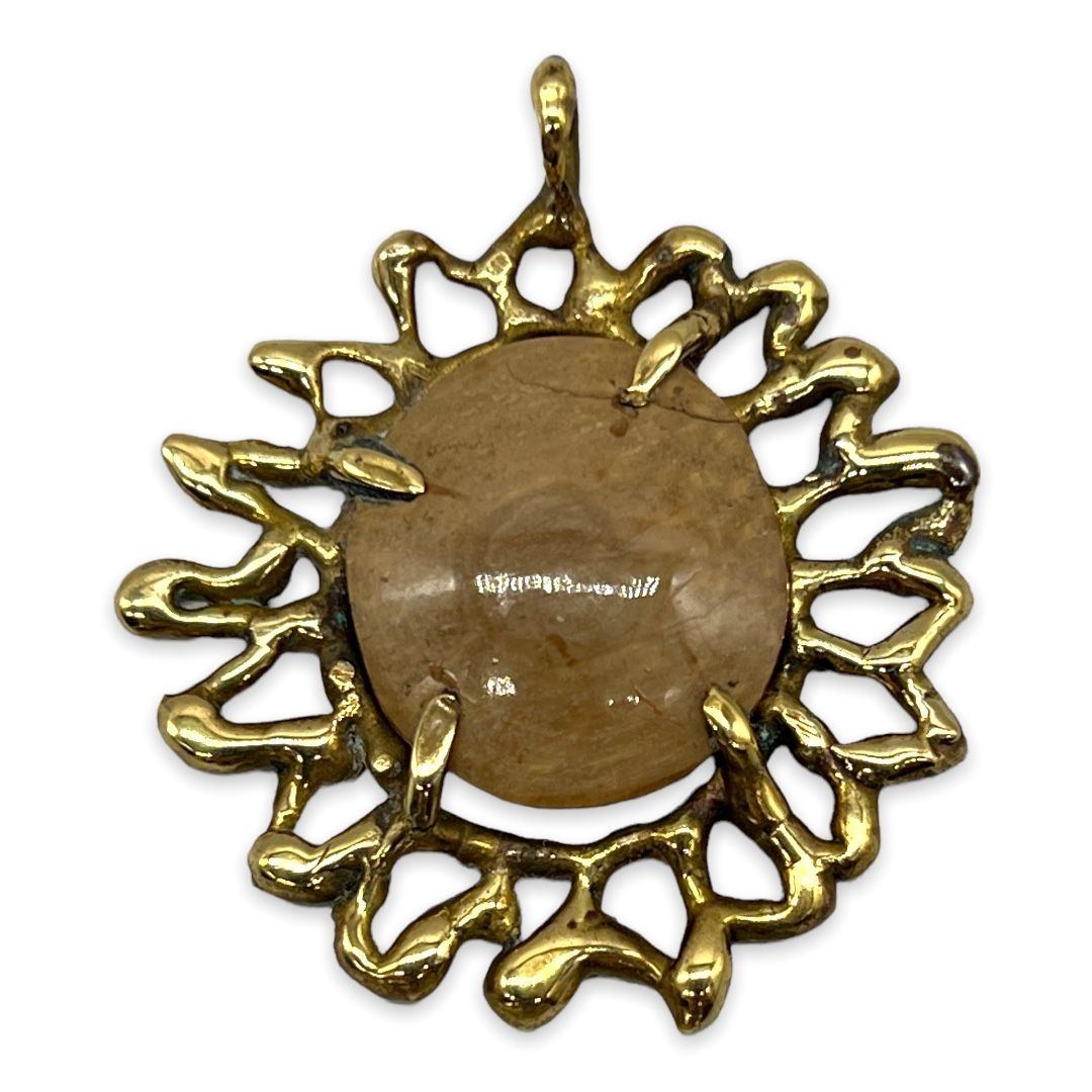Vintage Brutalist Pendant