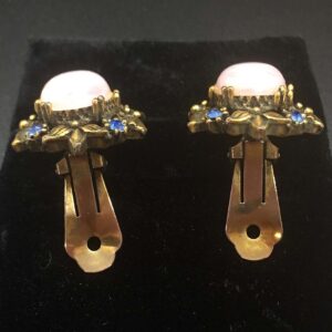 Faux-Rose-Quartz-Cabochon-Rhinestone-Clip-Back-Earrings.jpg