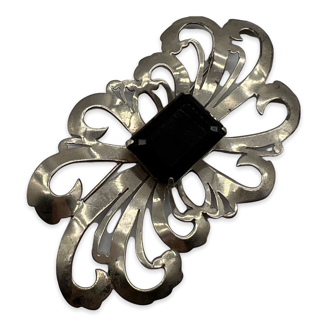 Huge Retro Walter Lampl Sterling Brooch