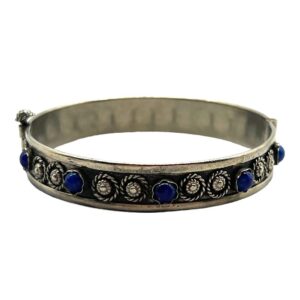 Italian-silver-faux-lapis-bangle-bracelet6.jpg