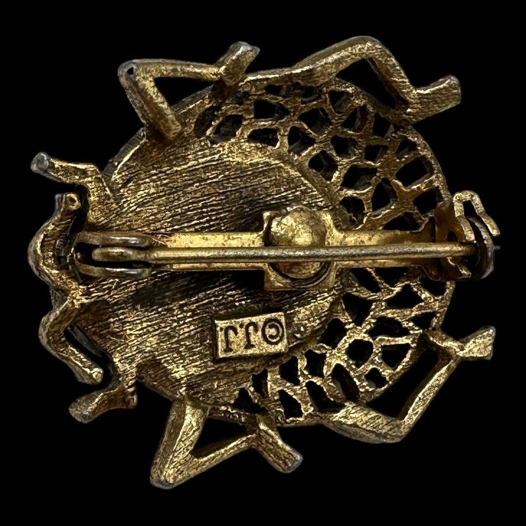 J.J.-Scarab-Pin-with-Faux-Lapis-Stone2.jpg