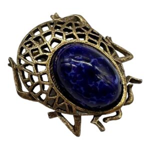 J.J.-Scarab-Pin-with-Faux-Lapis-Stone3.jpg