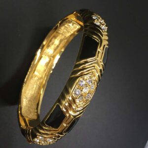 Joan-Rivers-Black-Enamel-Crystal-Rhinestone-Bracelet1.jpg
