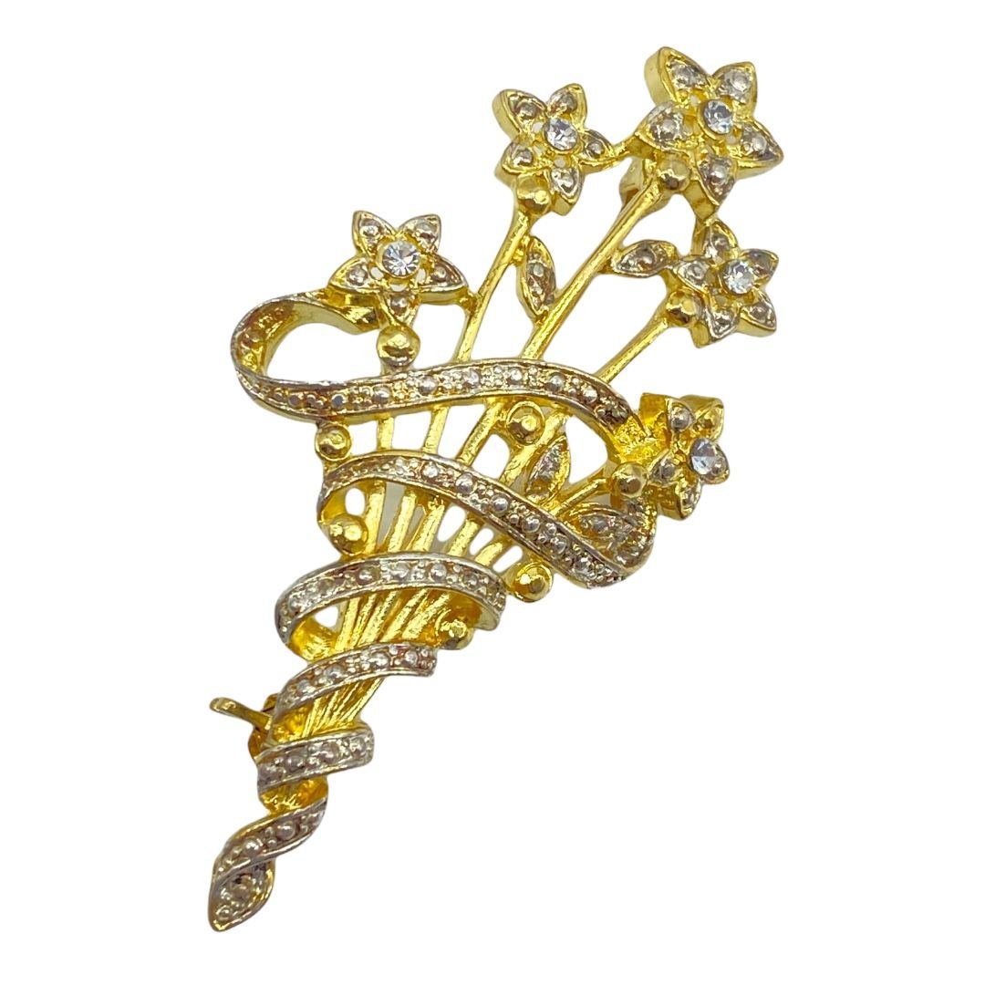 Lind Stylized Flower Spray