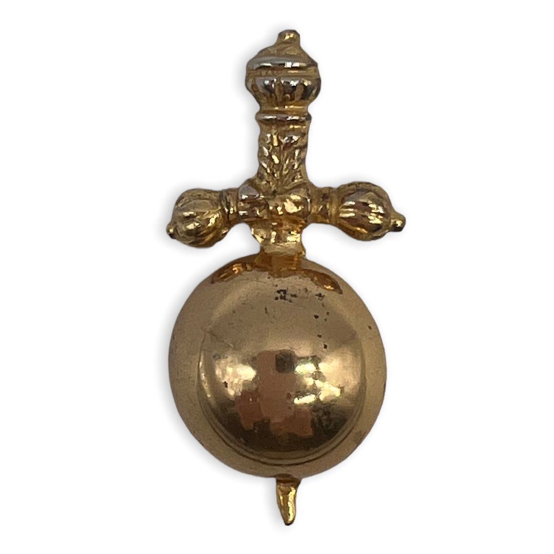 Natacha Brooks Gold-plated Sterling Scepter Pin