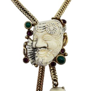 Selro-Japanese-NOH-Mask-Bolo-Lariat-Necklace3.jpg