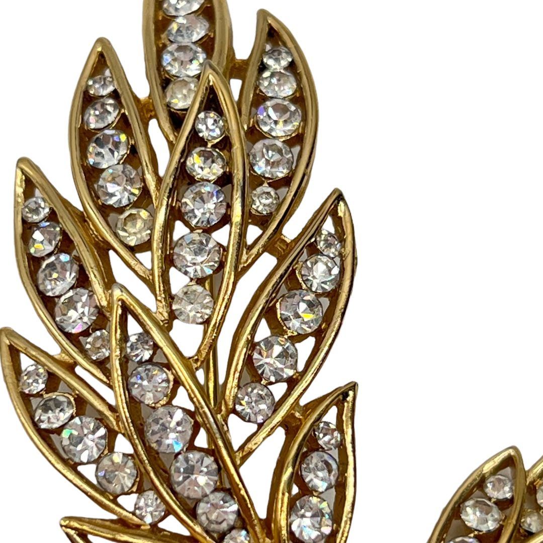Trifari-Stylized-Ribbon-or-Bow-Brooch-with-Rhinestones3.jpg