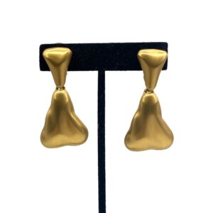 Vintage-Anne-Klein-Matte-Gold-Pendant-Earrings2.jpg