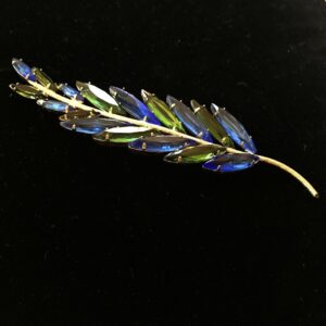 Vintage-Green-and-Blue-Rhinestone-Stylized-Leaf-Pin-2.jpg