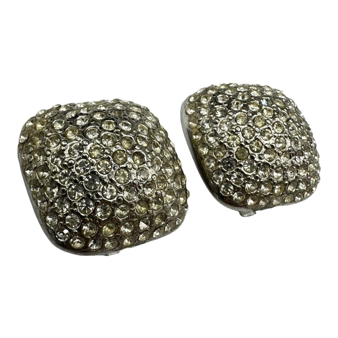 Vintage Les Bernard Rhinestone Earrings