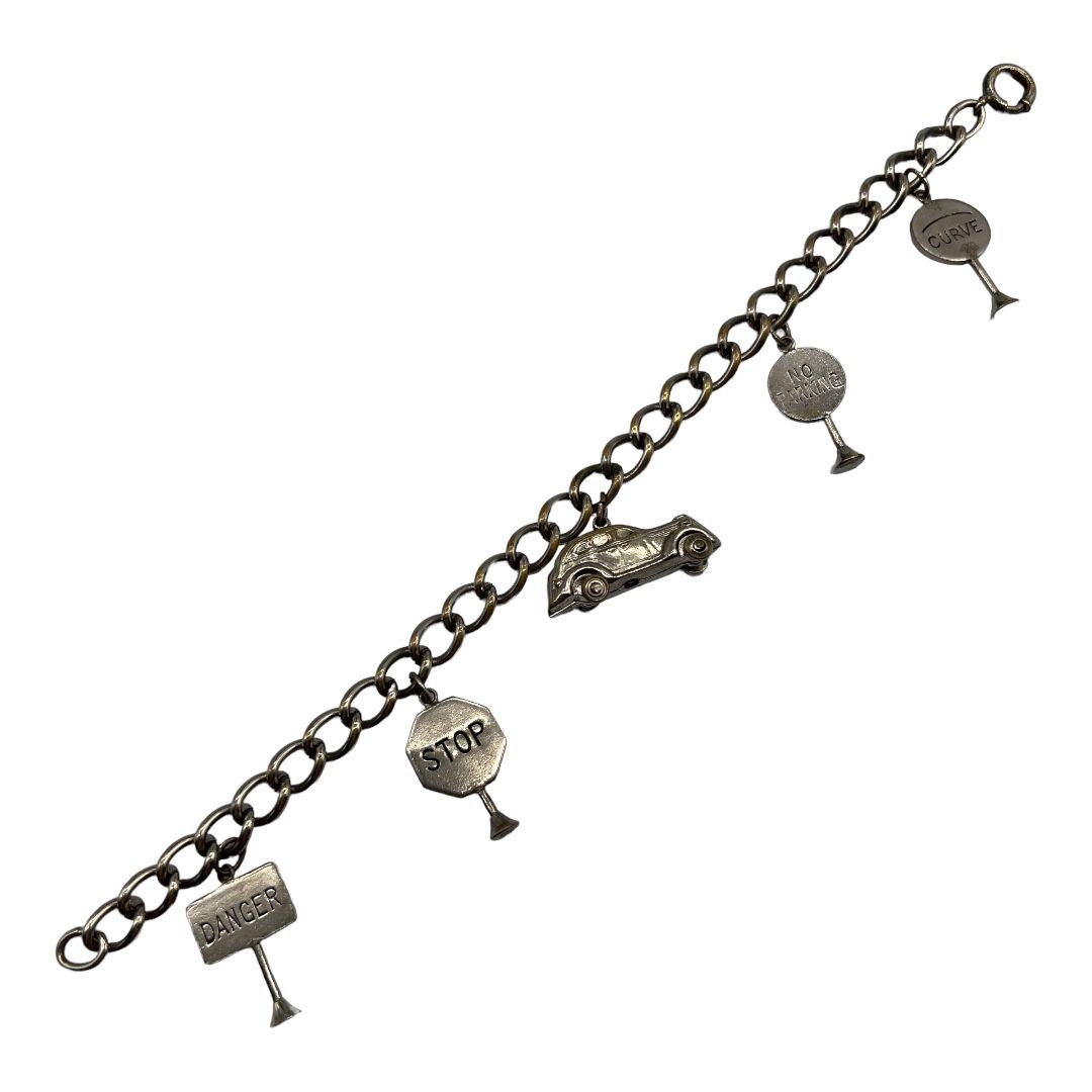 Vintage Auto Valet Charm Bracelet