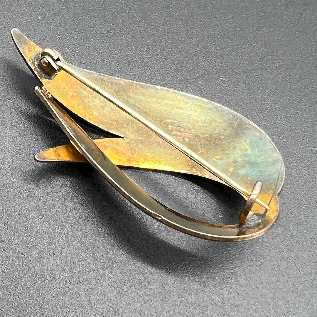 White-Enamel-Albert-Scharning-Sterling-Brooch.jpg