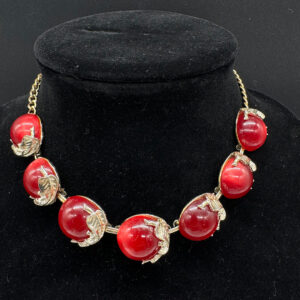Fun Red Moon Glow Necklace