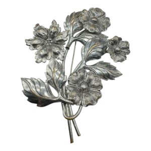 Huge 1930s Floral Brooch