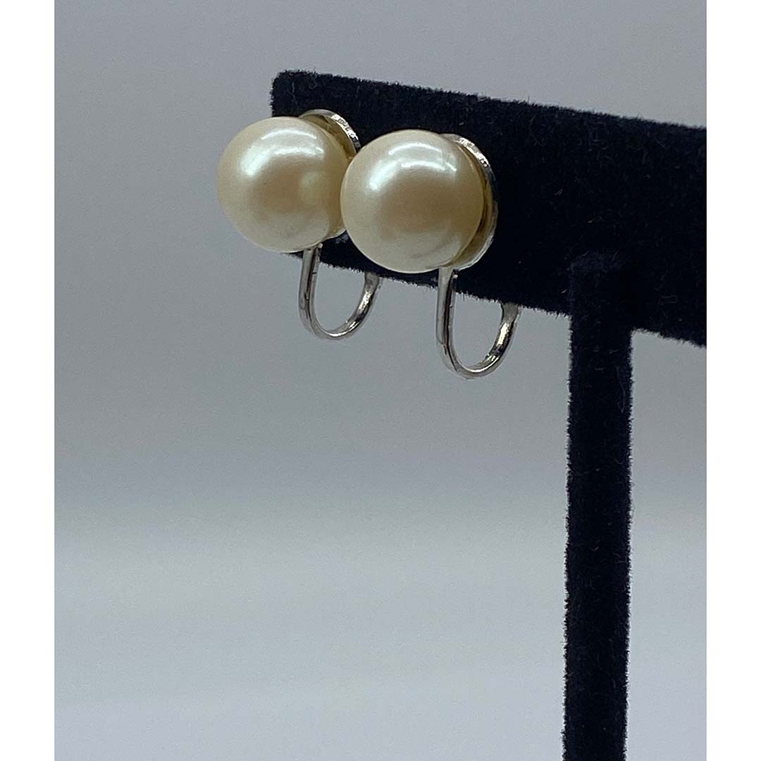 Classic Vintage Faux Pearl Earrings