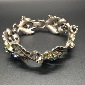 vintage-gunmetal-finish-Coro-rhinestone-bracelet-1.jpg
