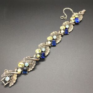 vintage-gunmetal-finish-Coro-rhinestone-bracelet-2.jpg